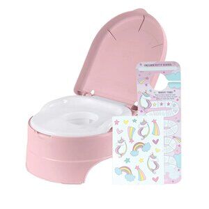 Summer Infant My Fun Potty Rewards Pink 3 Stage Potty Training Toilet New Sealed